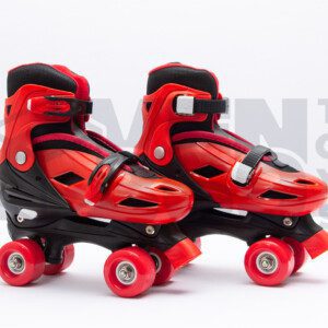 PATINES 4 RUEDAS EN PARALELO BW125 COLOR ROJO