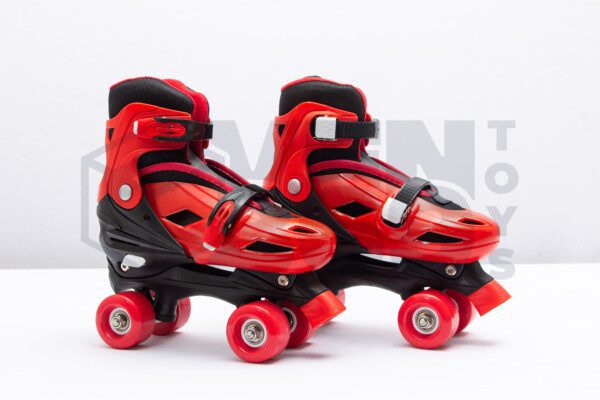 PATINES 4 RUEDAS EN PARALELO BW125 COLOR ROJO